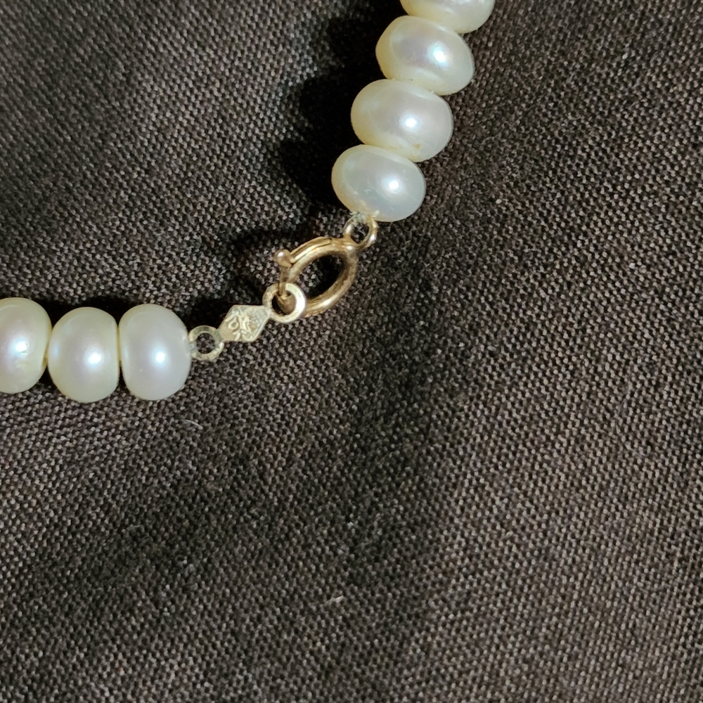 18 in. Vintage Japanese  Freshwater Pearls - Picture 4 of 6